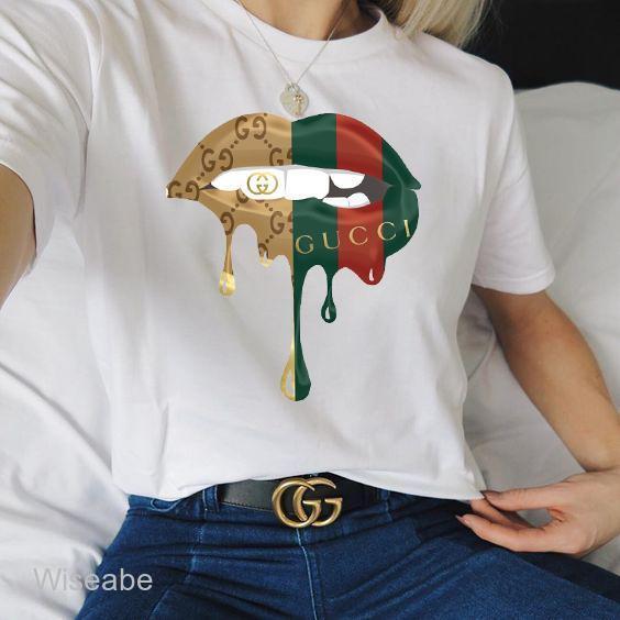 Gucci Lips Shirt Gucci Unisex T-Shirt WTS434
