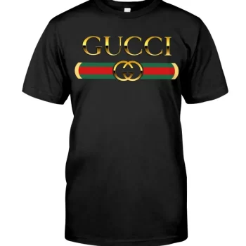 Gucci Pattern Black Luxury Brand Unisex T-Shirt Kid T-Shirt LTS038
