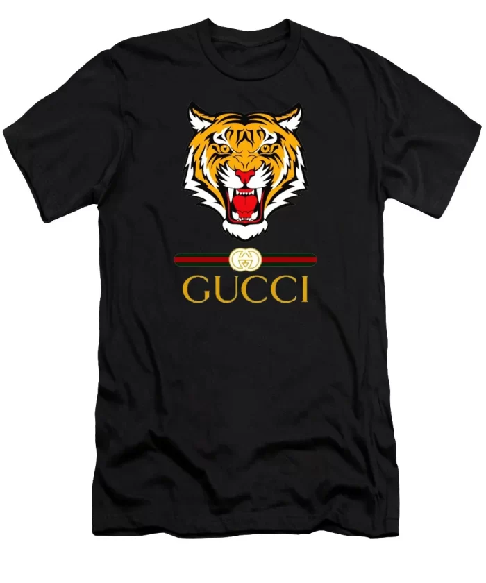 Gucci Tiger Black Luxury Brand Unisex T-Shirt Kid T-Shirt LTS018
