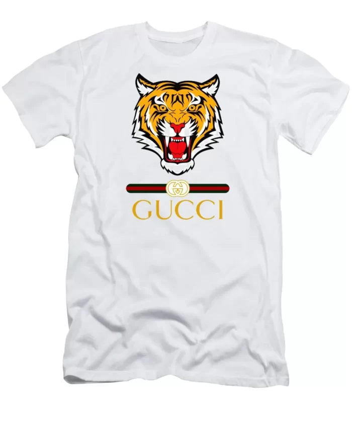 Gucci Tiger White Luxury Brand Unisex T-Shirt Kid T-Shirt LTS017