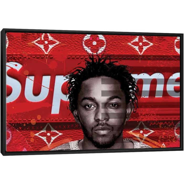 Kendrick Supreme - Black Framed Canvas