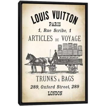 LV  Trunks & Bags - Black Framed Canvas