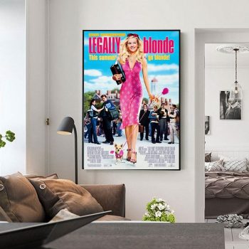 Legally Blonde Movie Film Poster Print Canvas Wall Art Decor
