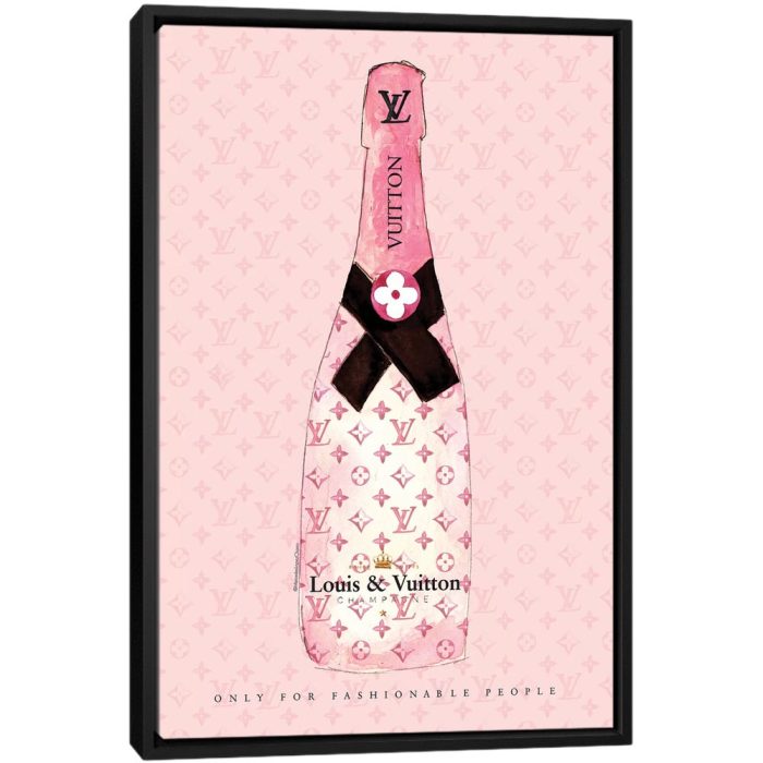 Louis Vuitton Champagne - Black Framed Canvas