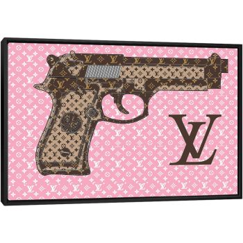 Louis Vuitton Gun - Black Framed Canvas