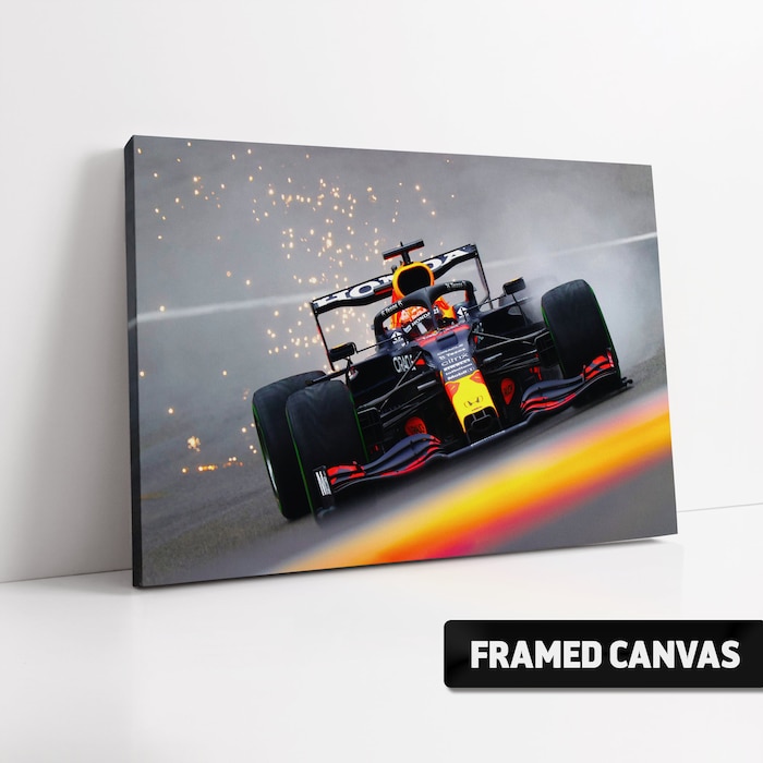 Max Verstappen F1 World Champion Canvas Poster Print Belgian Gp Spa ...