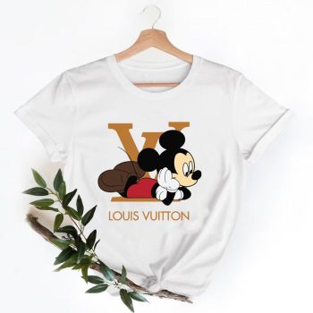 Mickey Louis Vuitton Shirt, Louis Vuitton Logo T-Shirt, Unisex Fashion Shirt, LV Tee, Louis Vuitton Luxury Tshirt LTS065