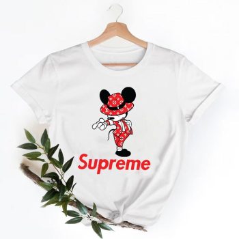 Mickey Supreme Shirt, Supreme Logo T-Shirt, Unisex Fashion Supreme Shirt, Supreme Tee, Supreme Luxury Tshirt LTS086