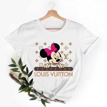 Minnie Louis Vuitton Shirt, Louis Vuitton Logo T-Shirt, Unisex Fashion Shirt, LV Tee, Louis Vuitton Luxury Tshirt LTS073
