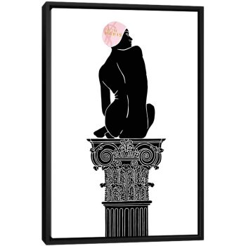 Mon Paris YSL - Black Framed Canvas