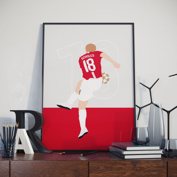 Paul-Scholes-Manchester-United-Football-Canvas-Poster-Print-Wall-Art-Decor Paul Scholes Manchester United Football Canvas Poster Print Wall Art Decor