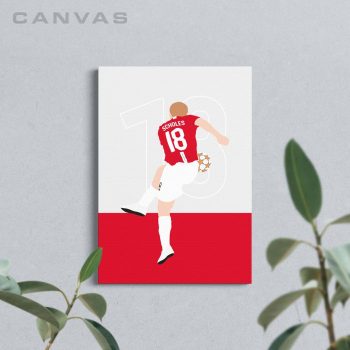 Paul Scholes Manchester United Football Canvas Poster Print Wall Art Decor