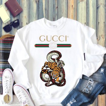 Snake Tiger Logo Gucci Unisex T-Shirt Gucci Shirt WTS407
