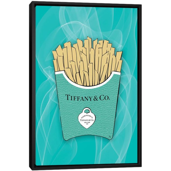Tiffany Fries - Black Framed Canvas