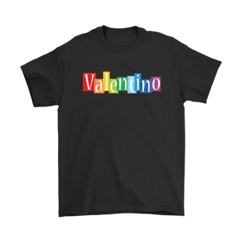 Valentino Logo Rainbow Unisex T-Shirt Kid Tshirt LTS156