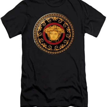 Versace Medusa Black Luxury Brand Unisex T-Shirt Kid T-Shirt LTS006