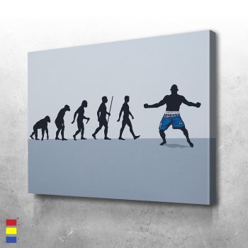 Apeman To lceman Tolceman's Legendary UFC Moment that's Rocking the Sport Canvas Poster Print Wall Art Decor