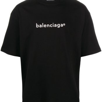 Balenciaga Black Bb Pixel Cotton Tee Unisex T-Shirt FTS474