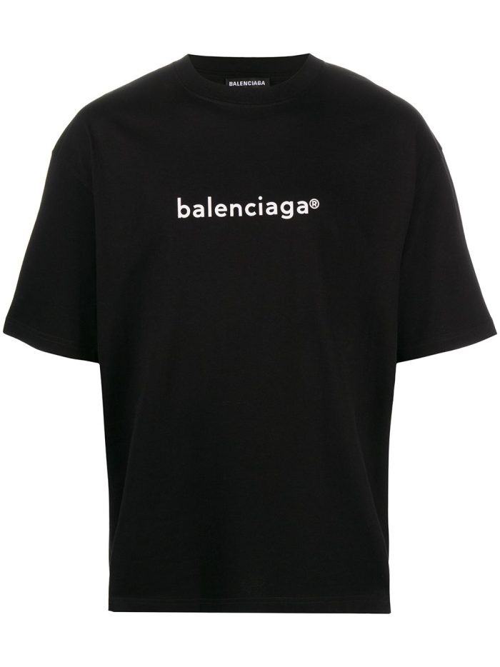 Balenciaga Black Bb Pixel Cotton Tee Unisex T-Shirt FTS474