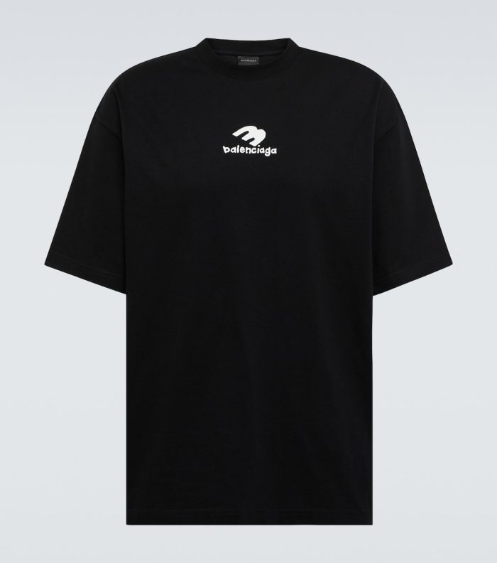 Balenciaga Medium-Fit Logo Tee Unisex T-Shirt FTS486