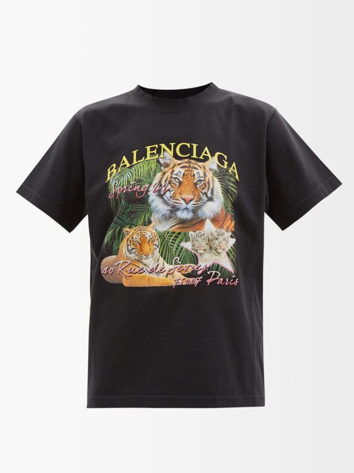 Black Balenciaga Tee Unisex T-Shirt Of Balencia FTS467