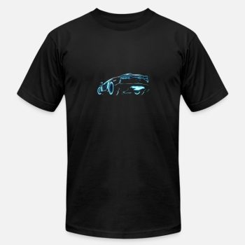 Blue Lamborghini Tron Cotton Tee Unisex T-Shirt FTS079