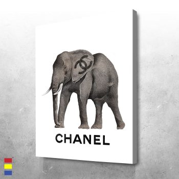 CC Elephant Designs Eleanor's Perfect Blend Of High Fashion And Everyday Charm Canvas Poster Print Wall Art Decor