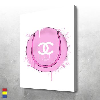 CC Tennis Ball Pink Artistic Passion with a Unique Style Canvas Poster Print Wall Art Decor