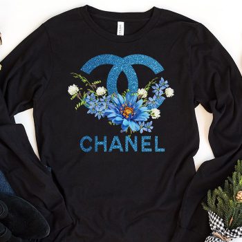 Chanel Glitter Flower Logo Unisex & Kid Long Sleeve Tee LTB2622