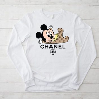 Chanel Mickey Mouse Kid Kid Tee Unisex Longsleeve Tee LTB2920