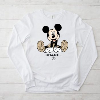 Chanel Mickey Mouse Kid Tee Unisex Longsleeve Tee LTB2912