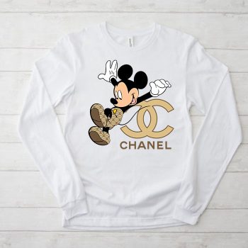 Chanel Mickey Mouse Kid Tee Unisex Longsleeve Tee LTB2918