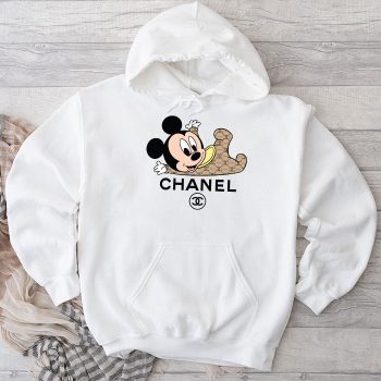 Chanel Mickey Mouse Kid Unisex Pullover Hoodie HTB2110