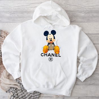 Chanel Mickey Mouse Unisex Pullover Hoodie HTB2107