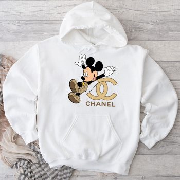 Chanel Mickey Mouse Unisex Pullover Hoodie HTB2108