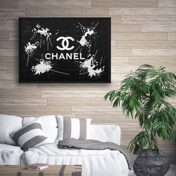 Chanel Painting Luxury Brand Canvas Poster Print Wall Art Decor