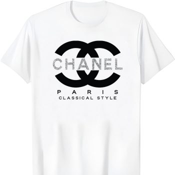 Chanel Paris Classical Style Gitter Logo Unisex T-Shirt TTB2617