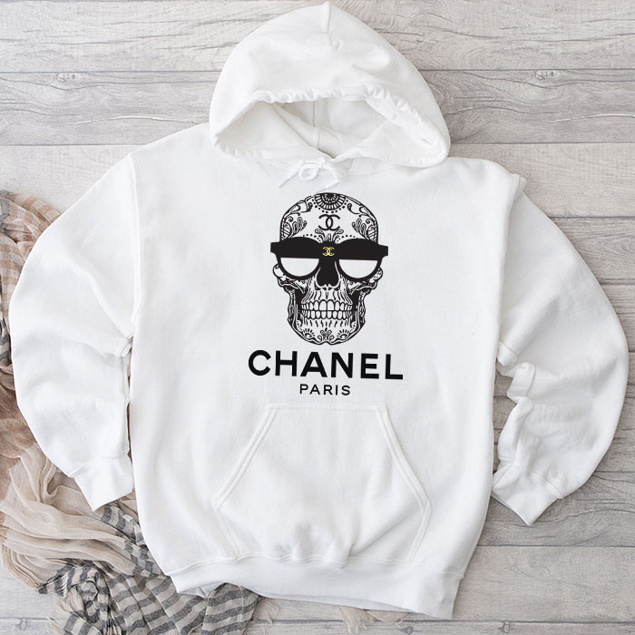 Chanel Skull Paris Unisex Pullover Hoodie HTB2619