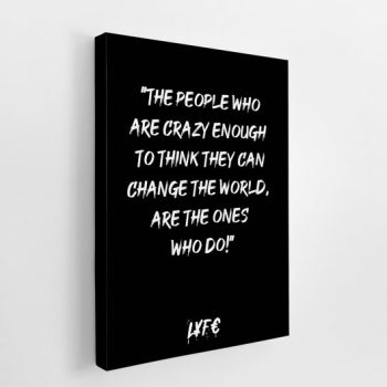Change The World Canvas Money Canvas Motivation Millionaire Billionaire Rich