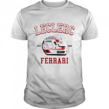 Charles Leclerc Formula One Racing Ferrari Cotton Tee Unisex T-Shirt FTS242