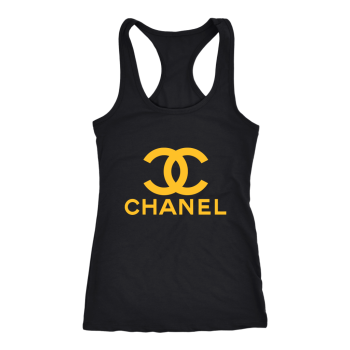 CoCo Chanel Logo Women Racerback Tank Top