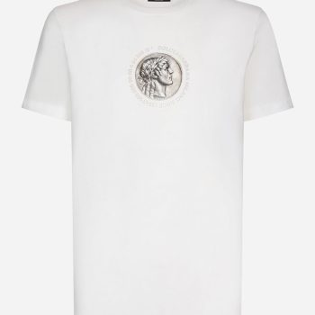 Coin And Logo Print Dolce & Gabbana Tee Unisex T-Shirt FTS519