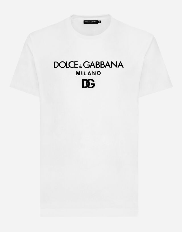 Cotton Dolce & Gabbana Tee Unisex T-Shirt With Logo FTS520