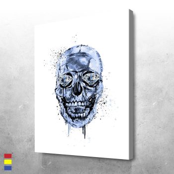 Diamond Skull Special Luxury Art Inspiration Canvas Poster Print Wall Art Decor