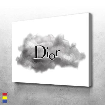 Dior CD Clouds and the Magic of Strong Branding in Making Ordinary Things Look Expensive Canvas Poster Print Wall Art Decor