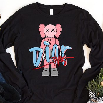 Dior Logo Luxury Kaws Unisex & Kid Long Sleeve Tee LTB2521