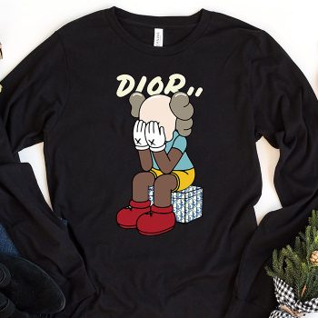 Dior Logo Luxury Kaws Unisex & Kid Long Sleeve Tee LTB2522