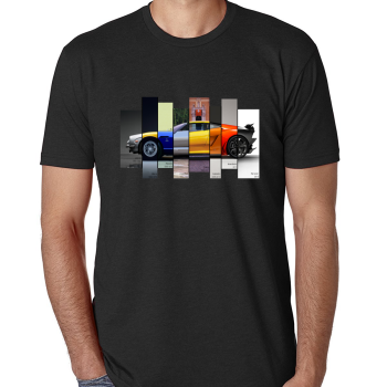 Evolution Of Lamborghini Super Cars Cotton Tee Unisex T-Shirt FTS085