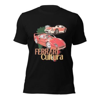 F40 And 250 Gto Ferrari Graphic Cotton Tee Unisex T-Shirt FTS239