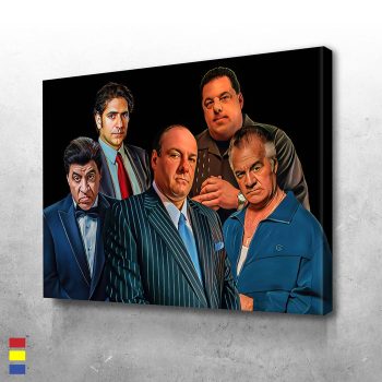 Family Business Tony Soprano's Impact on 90s Crime Drama Canvas Poster Print Wall Art Decor